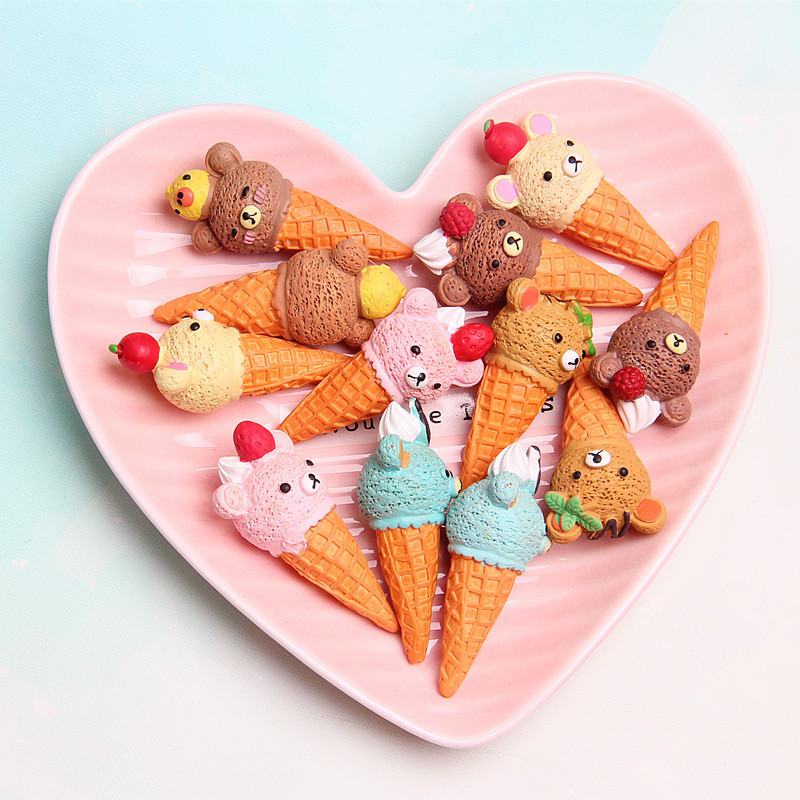Phone Accessories For Kids - Rilakkuma Ice Cream Action Figures Kawaii