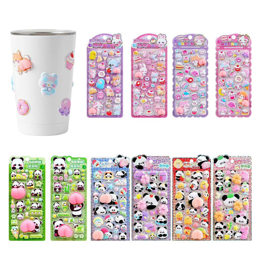 Phone Accessories For Kids - Cute 3D Panda Cartoon Stress Relieving