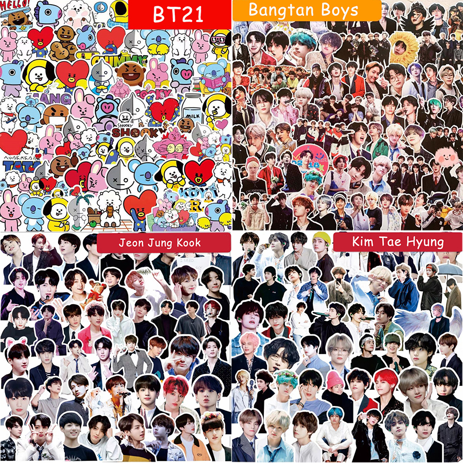 Phone Accessories For Kids - BT21 stickers, celebrity peripheral decorations, can