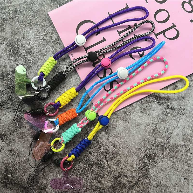 Yellow Phone Accessories - Luxury Keychain Colorful Lanyard for Keys