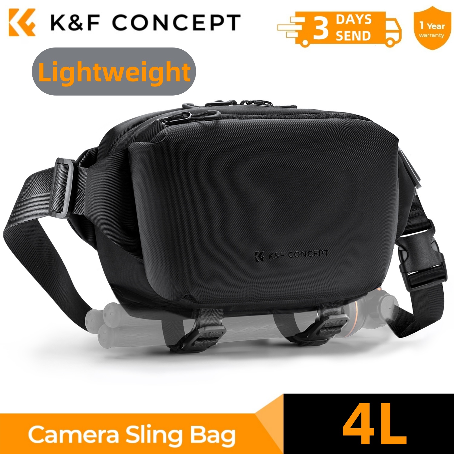 Phone Accessories For Photography - K&F CONCEPT 4L Camera Sling Bag