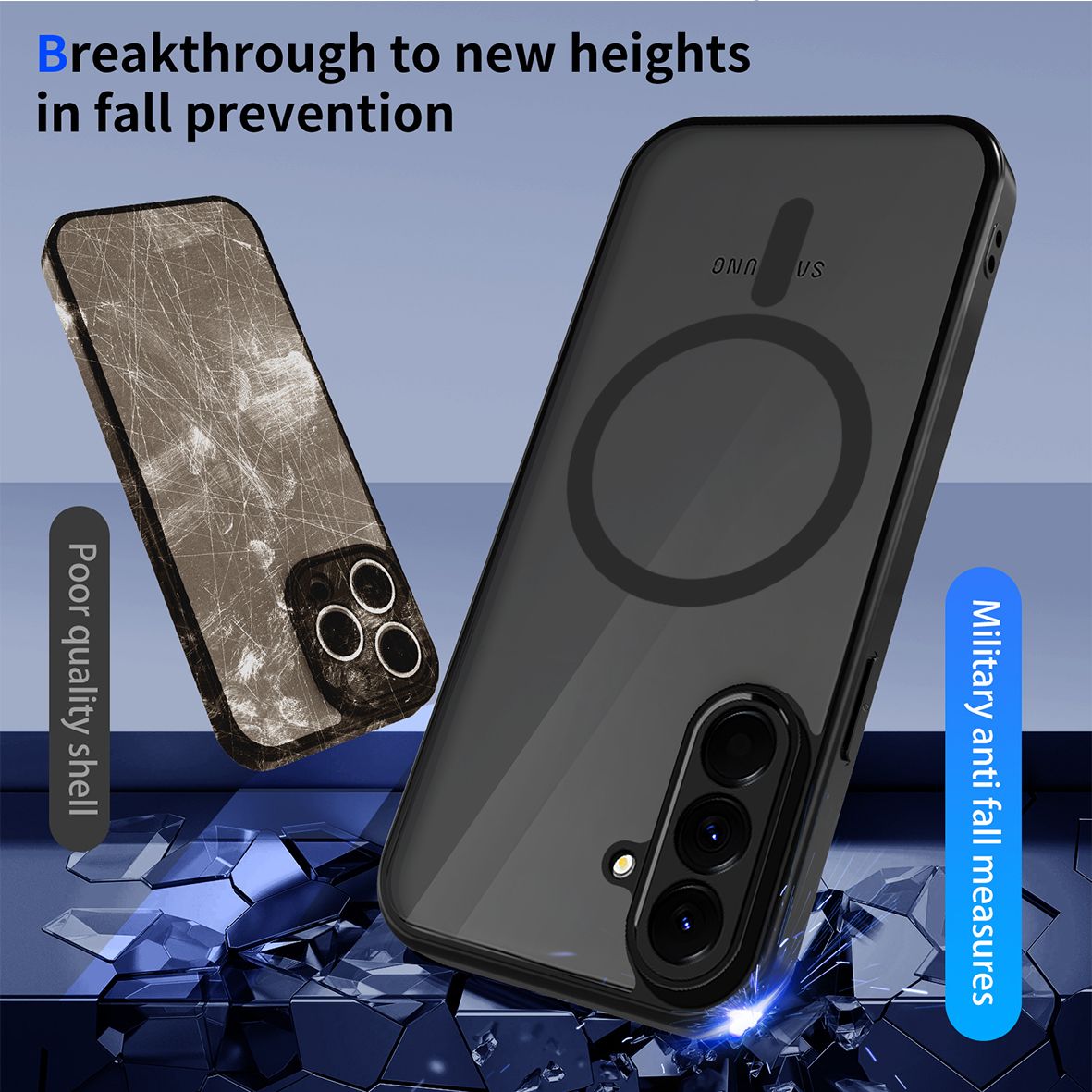 Matte Phone Case for Samsung G - đánh giá và giá Phone Accessories Online Shop