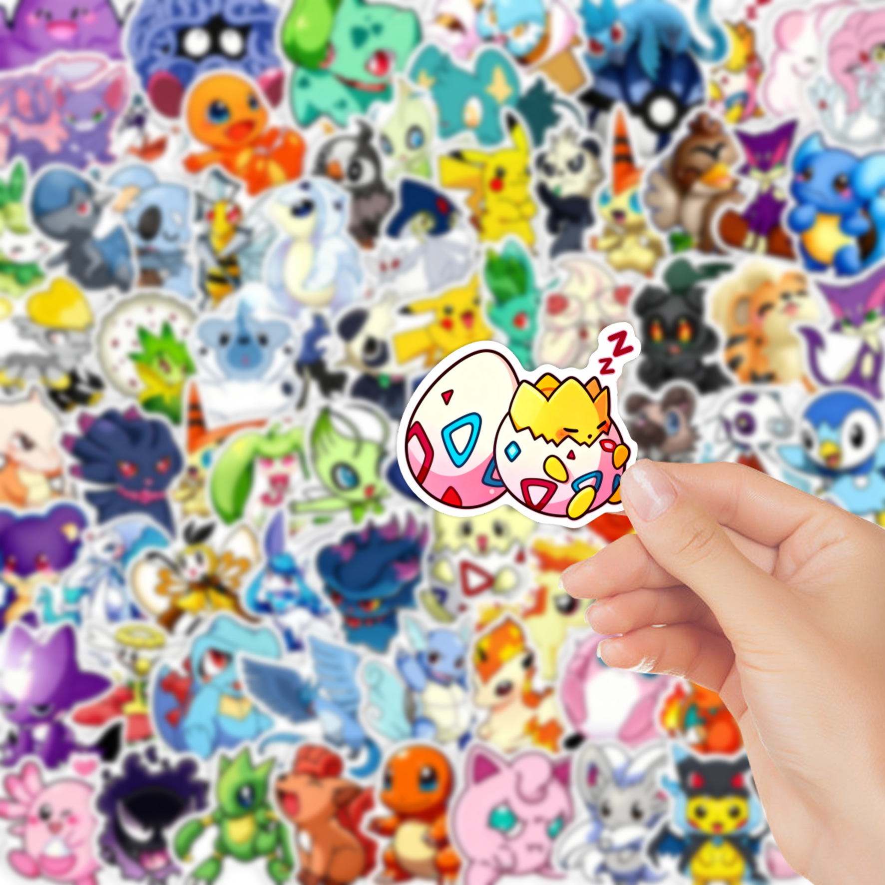 100/200pcs Pokemon Anime Stick - đánh giá và giá Phone Accessories For Kids
