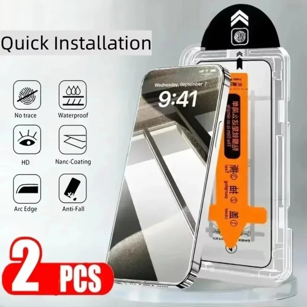 2PCS Transparent Tempered Glas - đánh giá và giá Phone Accessories Online Shop