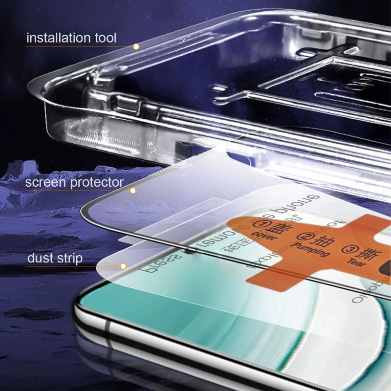 2PCS Transparent Tempered Glas - đánh giá và giá Phone Accessories Online Shop