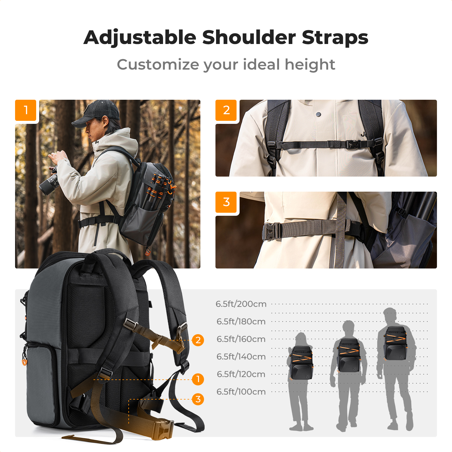 K&F CONCEPT 25L Outdoor Camera - đánh giá và giá Phone Accessories For Photography