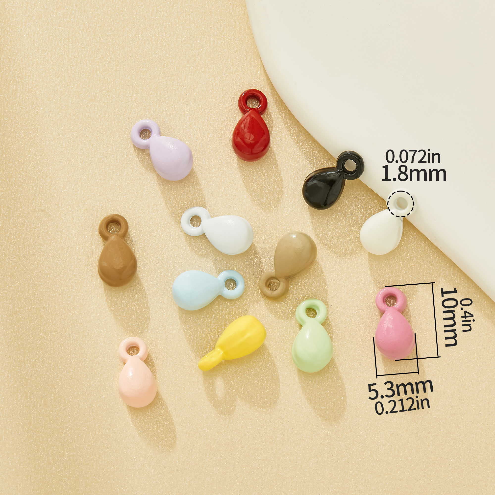 Water Drop Zinc Alloy Enameled - đánh giá và giá Phone Accessories Icon