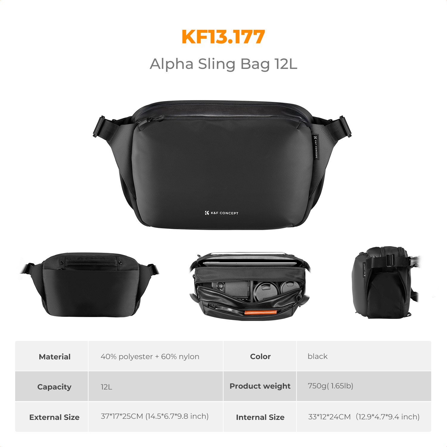 K&F CONCEPT 12L/10L Camera Sli - đánh giá và giá Phone Accessories For Photography