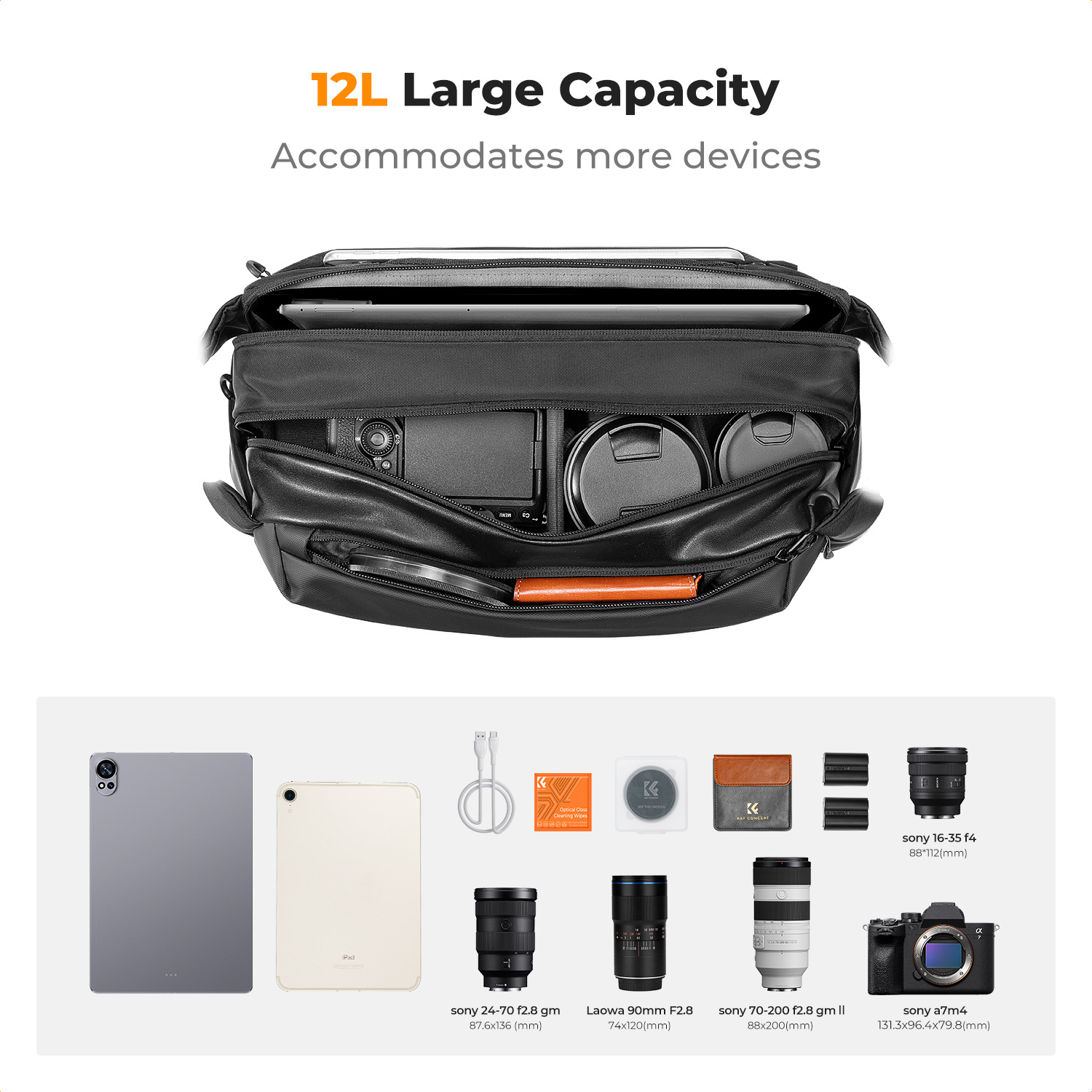K&F CONCEPT 12L/10L Camera Sli - đánh giá và giá Phone Accessories For Photography