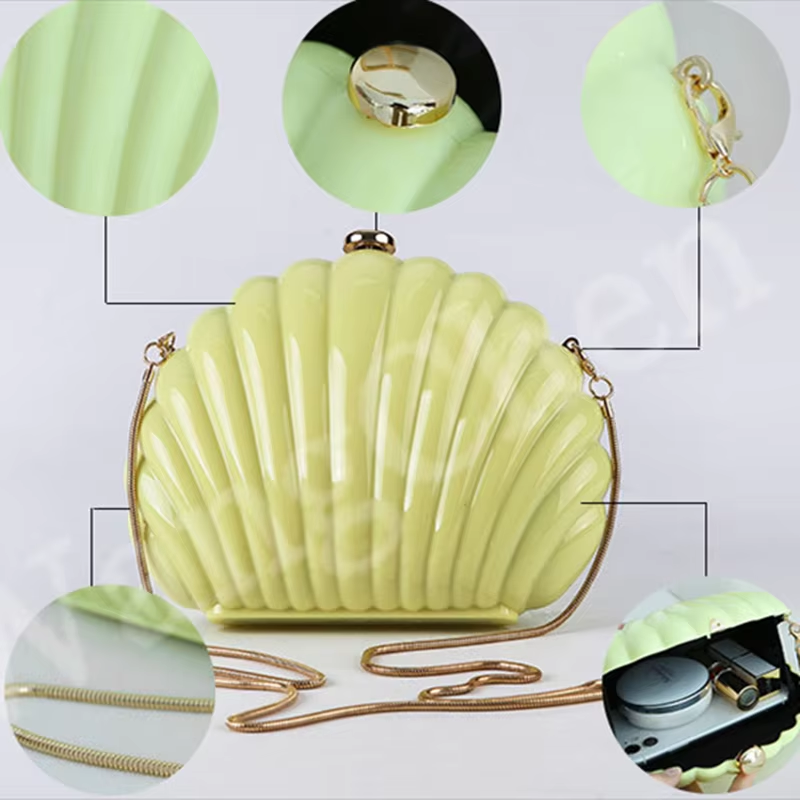 Lady Mini Shell Bag Acrylic Hi - đánh giá và giá Yellow Phone Accessories
