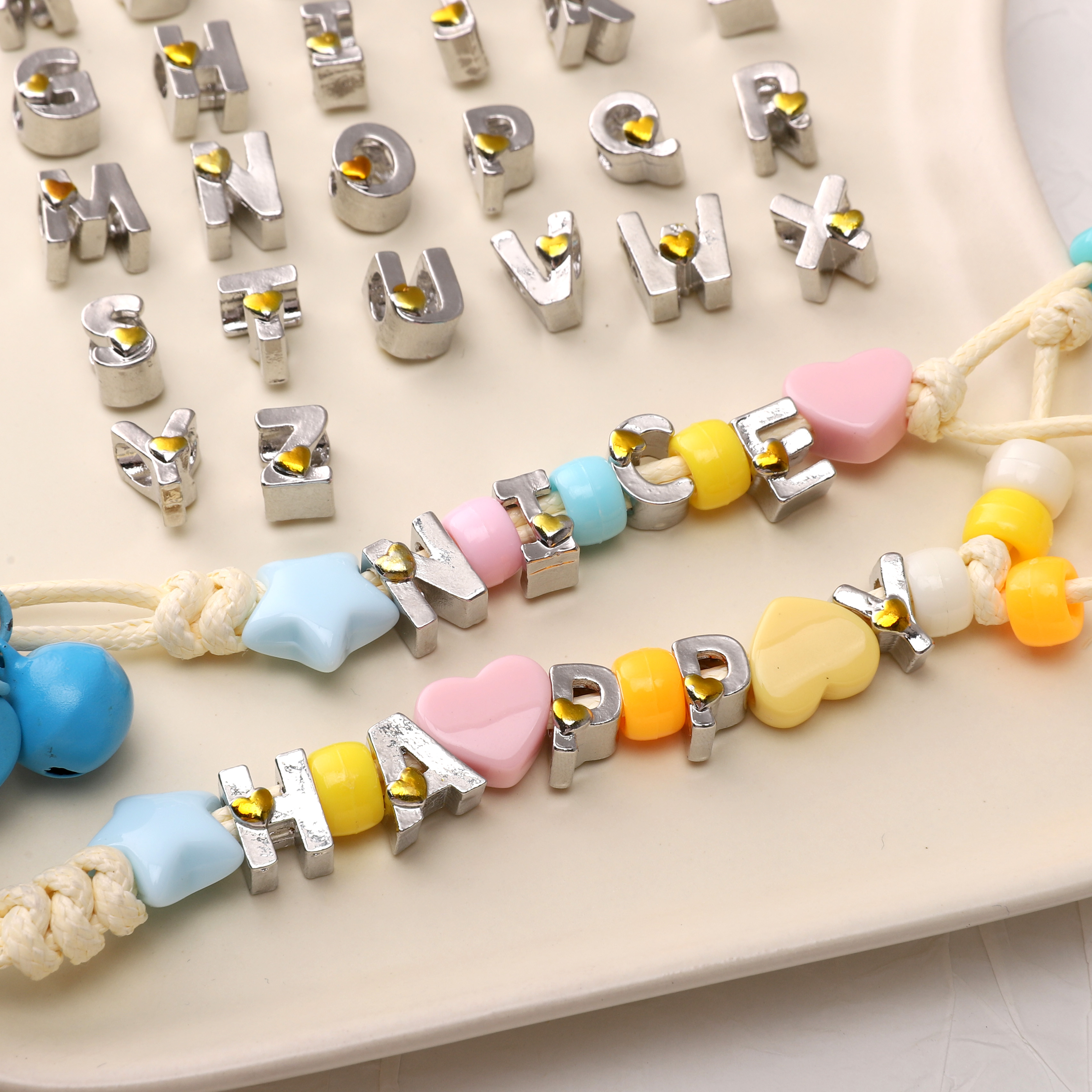 1pc/bag Alloy Letter Beads A-Z - đánh giá và giá Z Phone Accessories